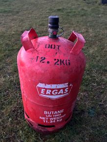 Empty gas cylinder