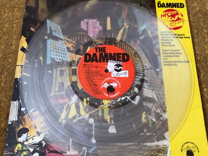 The Damned - Machine Gun Etiquette (clear vinyl 1982 reissue)