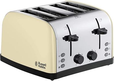 Cream 4 Slice Toaster