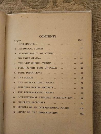The International Police And World Security. By Victor Altman. First Edition 1945 Hardback With Dustjacket In Good Condition.  See Photos For Same.