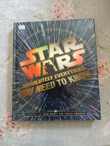 Star Wars Absolutely Everything You Need to Know DK Encyclopedia Reference Hardback Sci-Fi