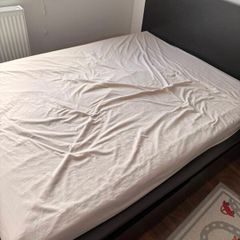 IKEA Malm Double Bed Frame 4 storage box + Mattress