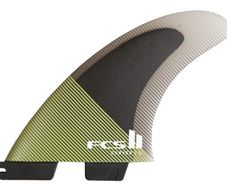 FCS II Large Carver PC Thruster Fins - Eucalyptus