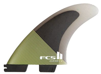 FCS II Large Carver PC Thruster Fins - Eucalyptus