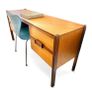 mid century vintage teak desk Image 6
