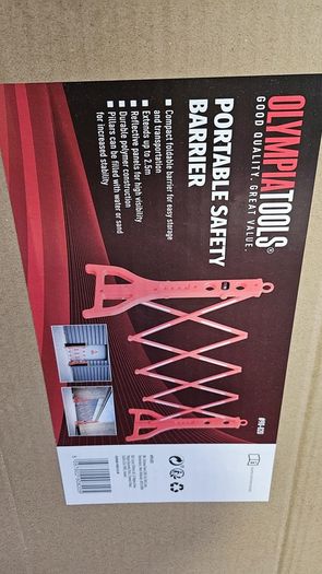 OLYMPIA TOOLS Portable Safety Barrier