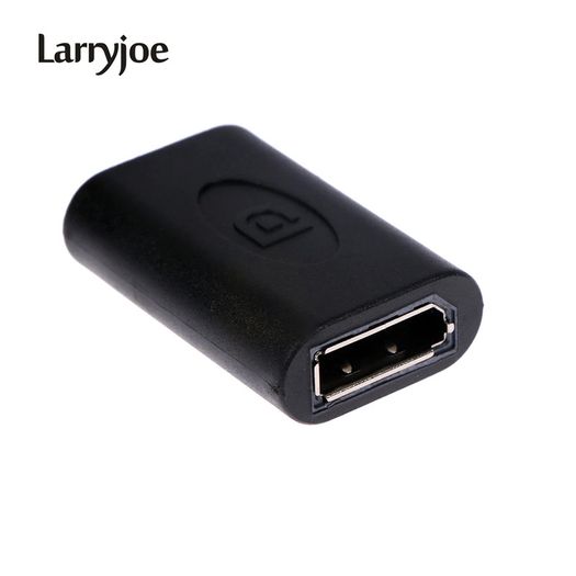 2 X Larryjoe DisplayPort UHD v1.2 4K@60Hz Female/Female Extension Coupler/Adapter (Brand New/Warranty)