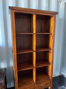 Bookcase and lockers
