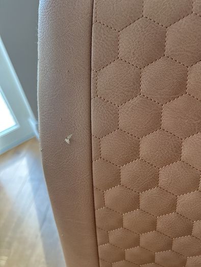 8 Tan Dining chairs