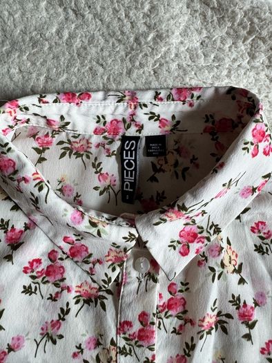 Flower print dress with waist strap size S