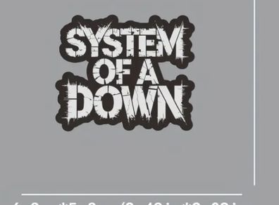 System Of A Down Iron / Heat transfer Patch