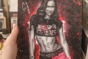 WWE AJ Lee Autograph