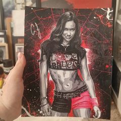 WWE AJ Lee Autograph