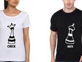 Check And Mate Love Couple T-shirts Great Gift Present For Valentines Day Idea