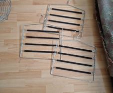 Clothes Hangers/4 Tier Lockable Trouser Hangers x 3