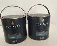 Unopened Dulux Heritage Midnight Teal 2 x 2.5litre
