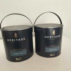 Unopened Dulux Heritage Midnight Teal 2 x 2.5litre