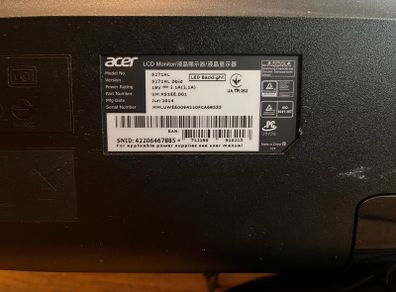 Acer S271hl