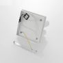 White GU10 Ceiling Light Four Bulb Image 7