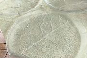 3 Arcoroc France Aspen Leaf Serving Torte Plate 13 inchs Round Platter EUC each 17.00 euro or all 3 for 45.00 euro.
