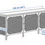 Tv Bench - Ikea Fjallbo Image 3