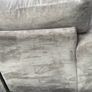 Verona Grey L shaped corner sofa + footstool Image 9