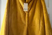 New YUMI Mustard Fur Jacket