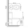 WC Ceramic Toilet Bathroom Corner Toilet Black Image 6