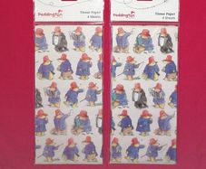 2 New Paddington Bear Tissue Paper Packs