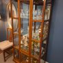 Fefco Antique Rosewood Display Cabinet Image 4