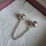 Pandora logo safety chain in good condition,hallmarked Image 4