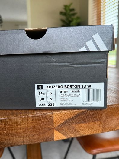 adidas adizero boston 13 with tags free postage