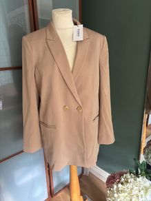 Nicole Farhi Camel Colour Blazer - Jacket - Brand New - Size 12