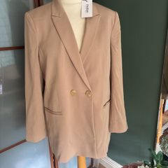 Nicole Farhi Camel Colour Blazer - Jacket - Brand New - Size 12