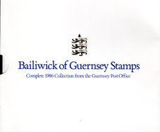 1986 Guernsey (Channel Islands) Stamp Year Book (softback) issued by Guernsey Post