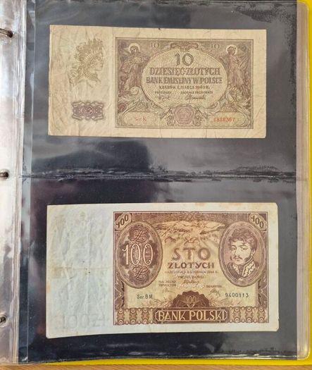 Old Polish banknotes from 1919 to 1994