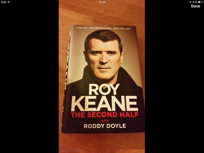 Roy Keane second half book
