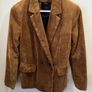 BERSHKA Tan Corduroy Blazer Jacket Size S! Image 3