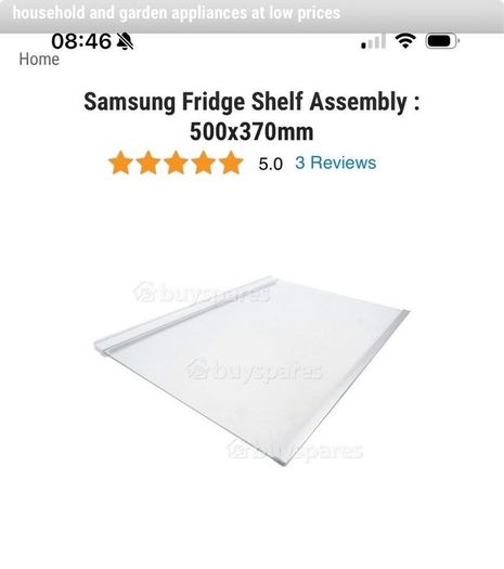 samsung fridge shelf