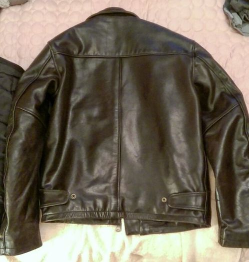Helstons leather biker's motocycle jacket