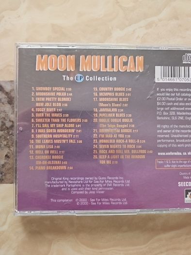 Moon Mullican CD - The EP Collection
