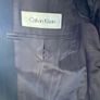 Calvin Klein Mens 100 Wool Suit Jacket Size 52R Black Excellent Condition Image 5