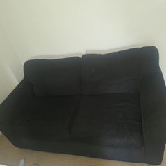 black 2 seater sofa bed