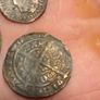 2 silver hammered coins Image 2
