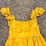 Yellow Floral Dress Image 5