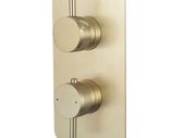 Clearance: Kyloe Dual Two Concealed Valve - Brushed Brass