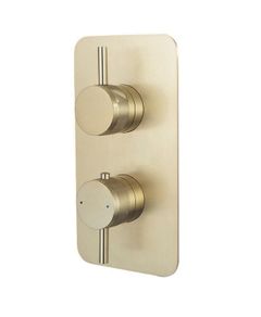 Clearance: Kyloe Dual Two Concealed Valve - Brushed Brass