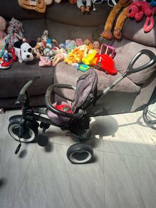 Kids baby trike push from the back
