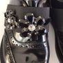 High By Claire Campbell ladies all leather black Brogues Eu 40 Uk 6.5 Image 4