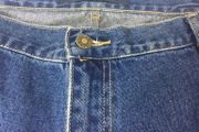 Ladies blue denim plus size jeans size 28L Includes Postage